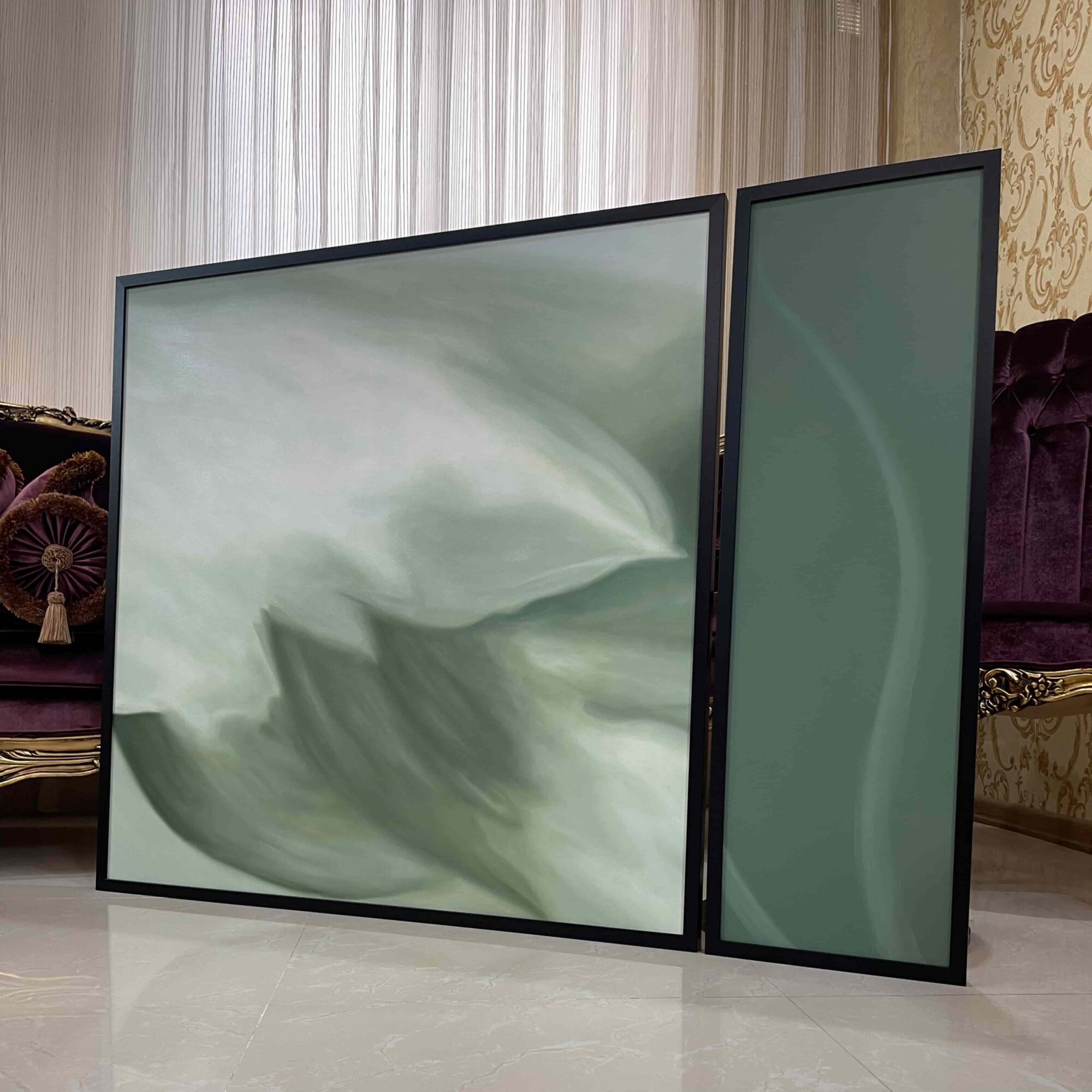 تابلو مدرن سبز کد 109